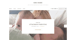 Desktop Screenshot of kira-marie.com